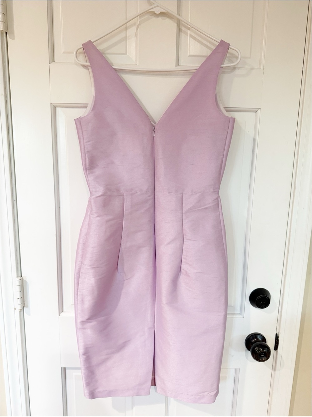 Lula Kate Charleston Lavender Shantung Cocktail Dress | Size 2 — image 3 of 8